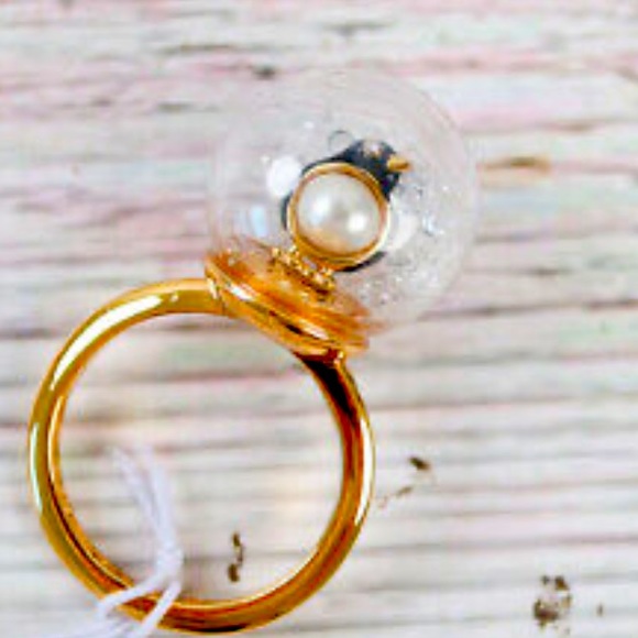 New Kate Spade arctic friends penguin snow globe ring - Picture 6 of 9